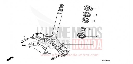 TIGE DE DIRECTION XL700VA8 de 2008